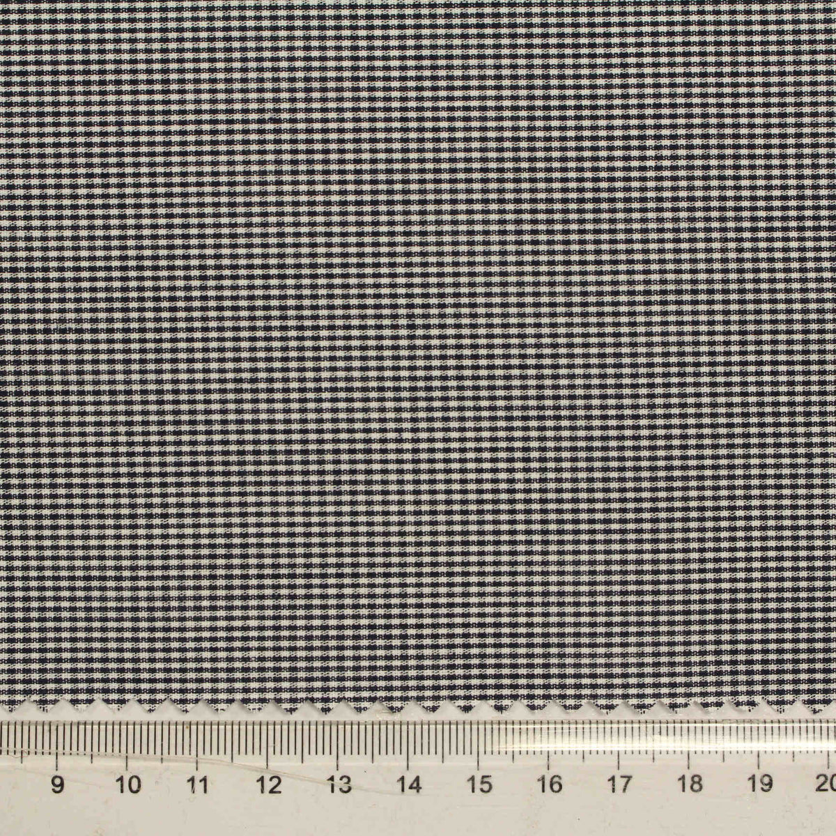 Black Gingham Woven, Cotton, 92 gsm, 145 cm, ref EF-206195