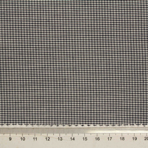 Black Gingham Woven, Cotton, 92 gsm, 145 cm, ref EF-206195