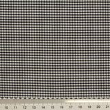 Black Gingham Woven, Cotton