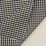 Black Gingham Woven, Cotton