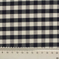 Black Check Woven, Cotton, 92 gsm