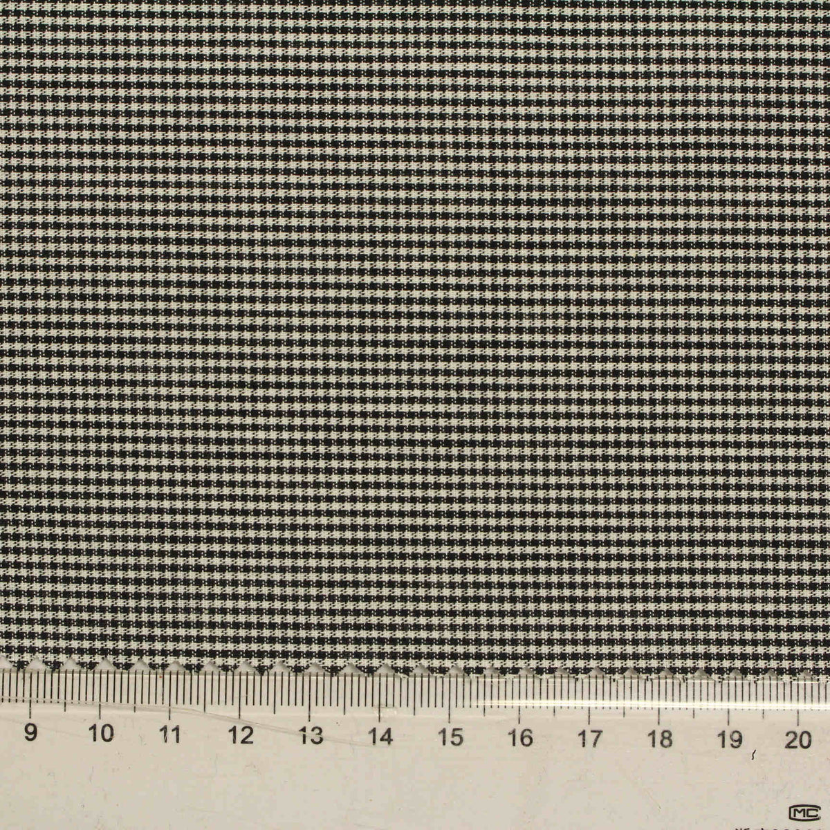 Black Check Woven, Cotton, 110 gsm, 145 cm, ref EF-206201
