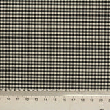 Black Gingham Woven, Cotton