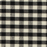 Black Check Woven, Cotton — texture