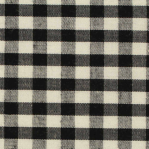 Black Check Woven, Cotton, 110 gsm, 145 cm, ref EF-206206