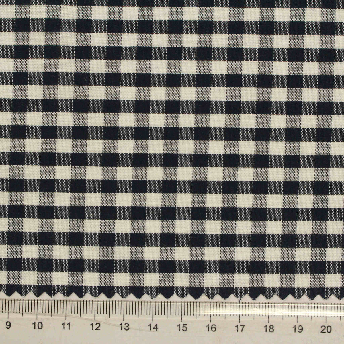 Black Check Woven, Cotton, 110 gsm, 145 cm, ref EF-206207