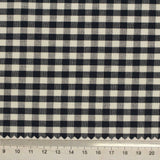 Black Check Woven, Cotton