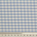 Light Blue Check Woven, Cotton