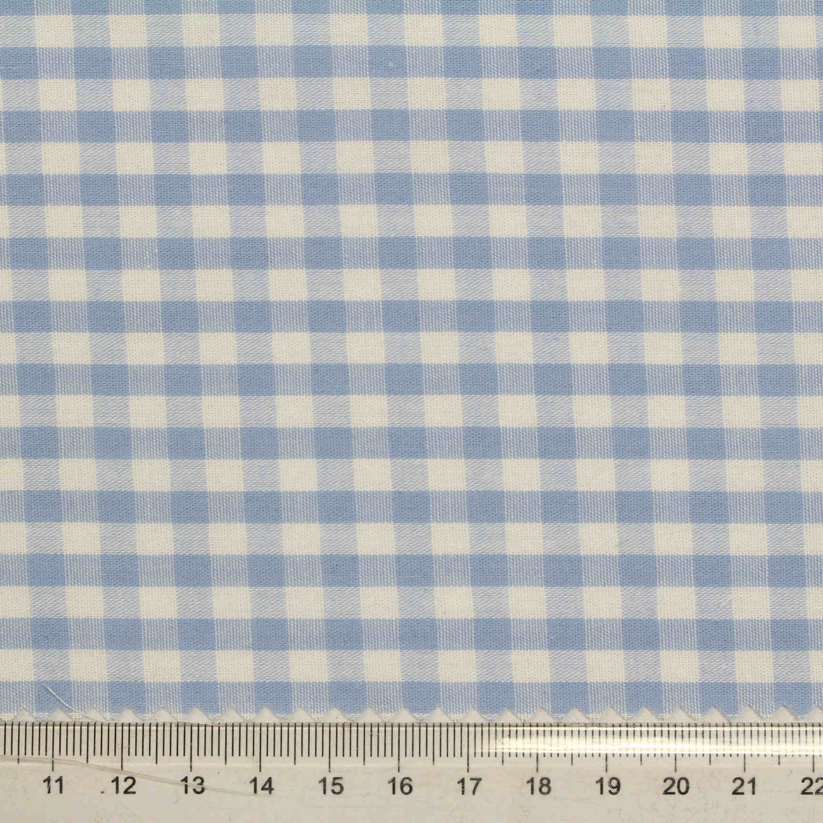 Light Blue Check Woven, Cotton