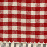 Red Check Woven, Cotton — texture