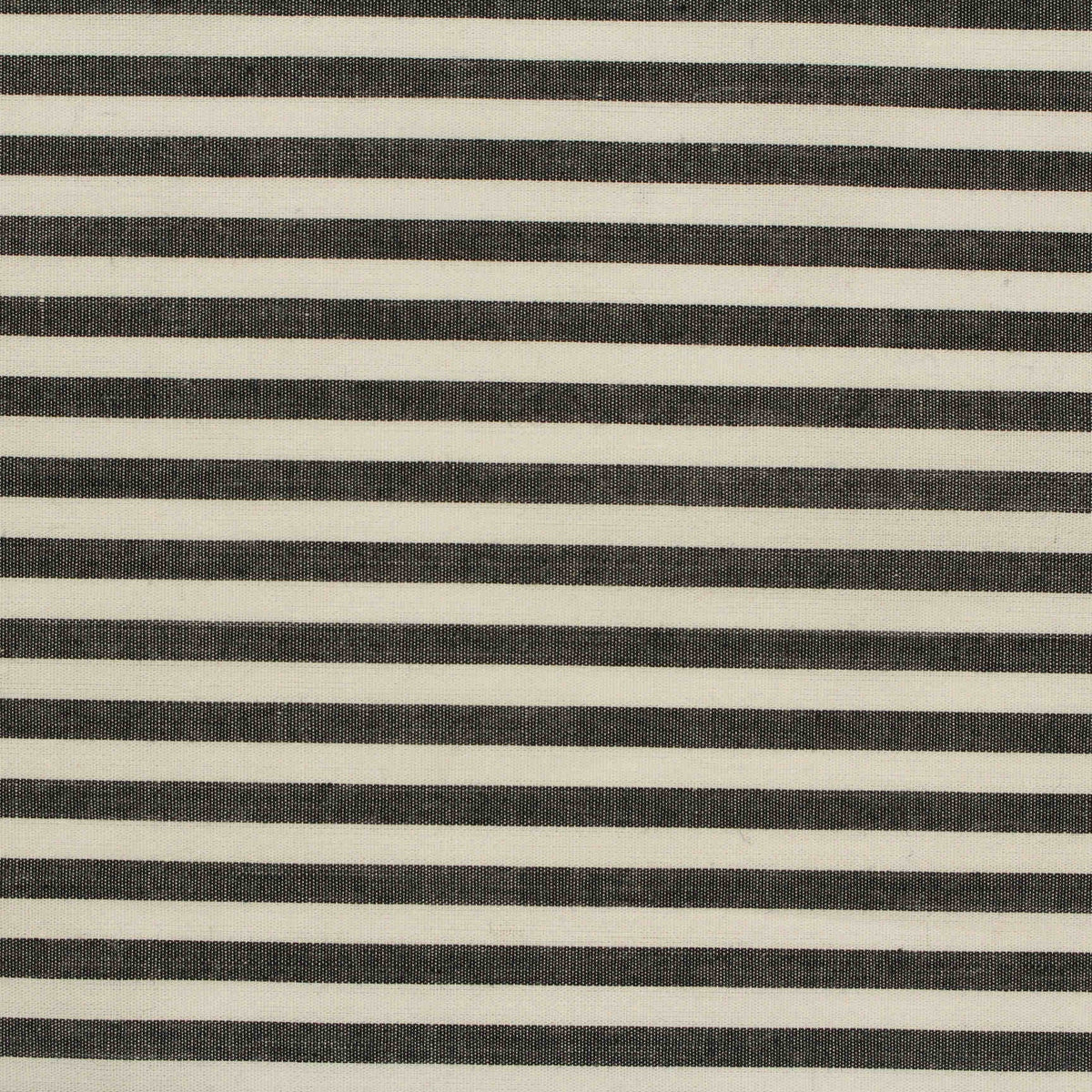 Black Horizontal-Stripe Woven, Cotton