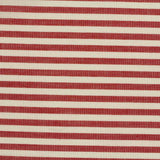 Red Horizontal-Stripe Woven, Cotton
