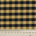 Black Check Poplin, Cotton, 145 cm, ref EF-206217