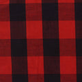Red Check Poplin, Cotton, 145 cm, ref EF-206222