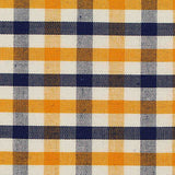 Navy Gingham Woven, Cotton — texture