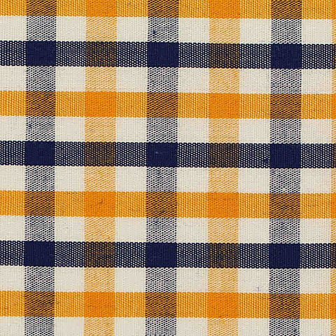 Navy Gingham Woven, Cotton