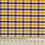 Navy Gingham Woven, Cotton