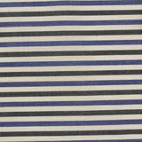 Blue Horizontal-Stripe Woven, Cotton