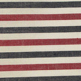 Cream Horizontal-Stripe Woven, Cotton — texture