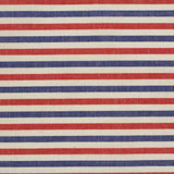 Red Horizontal-Stripe Woven, Cotton