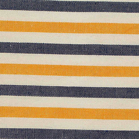 Navy Horizontal-Stripe Woven, Cotton, 108 gsm