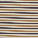 Cream Horizontal-Stripe Woven, Cotton