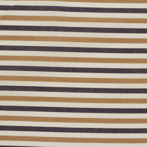 Cream Horizontal-Stripe Woven, Cotton, 108 gsm, 145 cm, ref EF-206243