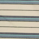White Horizontal-Stripe Woven, Viscose