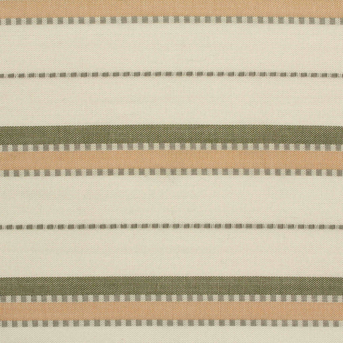 Cream Horizontal-Stripe Woven, Viscose