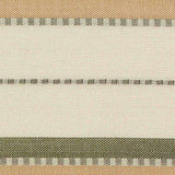 Cream Horizontal-Stripe Woven, Viscose — texture