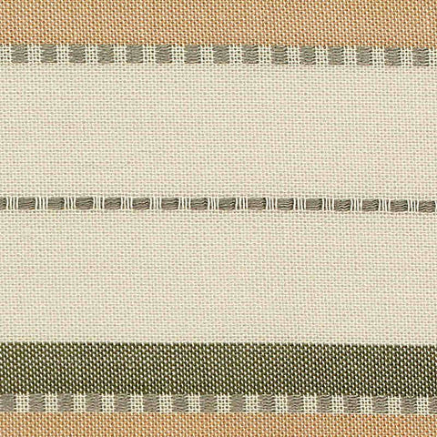 Cream Horizontal-Stripe Woven, Viscose