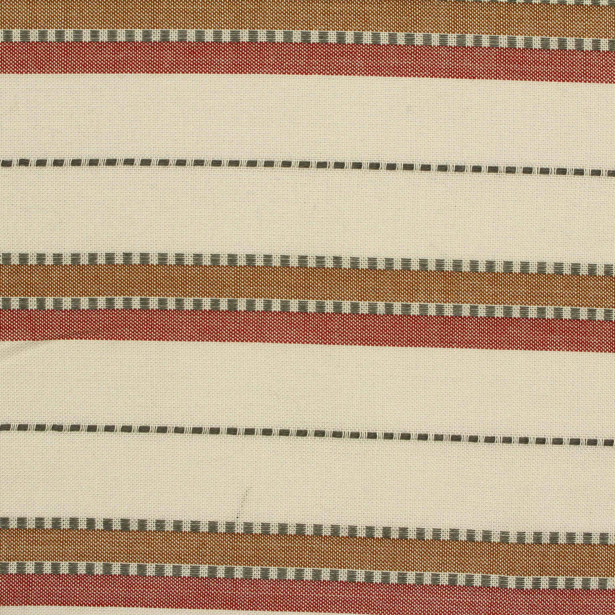 Cream Horizontal-Stripe Woven, Viscose