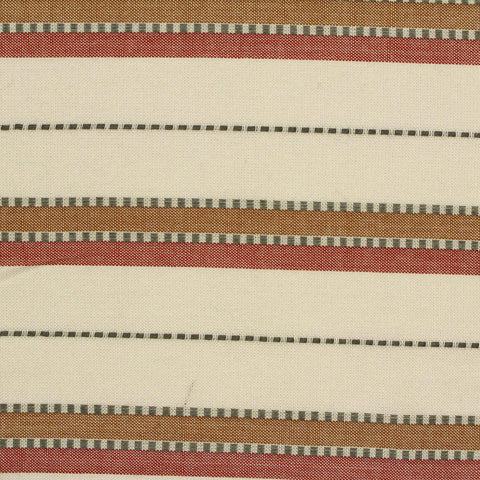 Cream Horizontal-Stripe Woven, Viscose