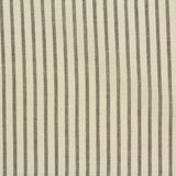 Dark Grey Vertical-Stripe Poplin, Cotton