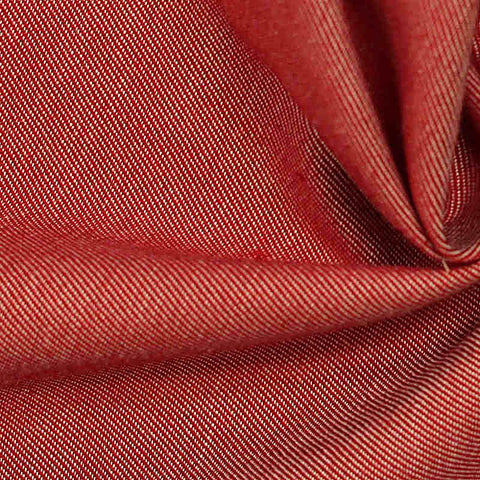 Red Marl Chambray, Cotton