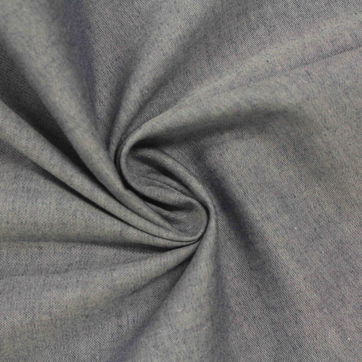 Blue Marl Chambray, Cotton