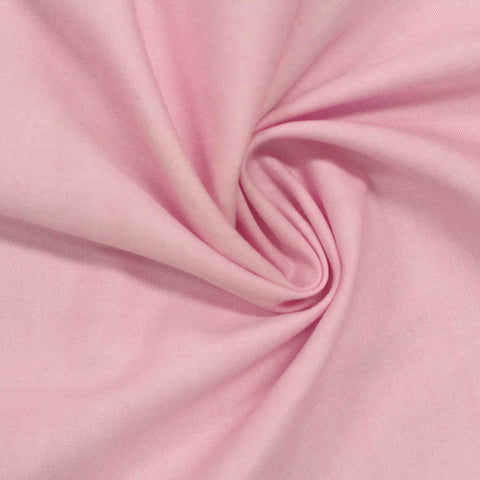 100% Cotton Chambray Fabric, 135 gsm, 145 cm — Pink