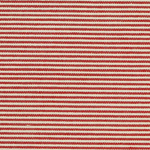 Red Horizontal-Stripe Woven, Cotton