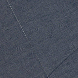 100% Cotton Chambray Fabric, 120 gsm, 145 cm — Navy — texture