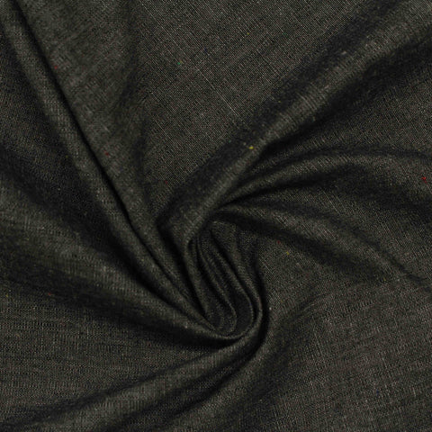 Dark Grey Marl Chambray, Cotton, 120 gsm