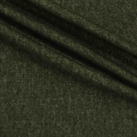 Dark Green Marl Oxford, Cotton