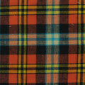 Orange Plaid Twill, Cotton