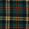 Dark Teal Plaid Twill, Cotton