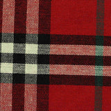 Red Plaid Woven, Cotton — texture
