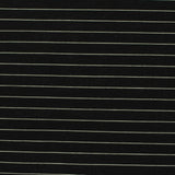 White Horizontal-Stripe Poplin, Cotton