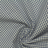 Blue Check Poplin, Cotton