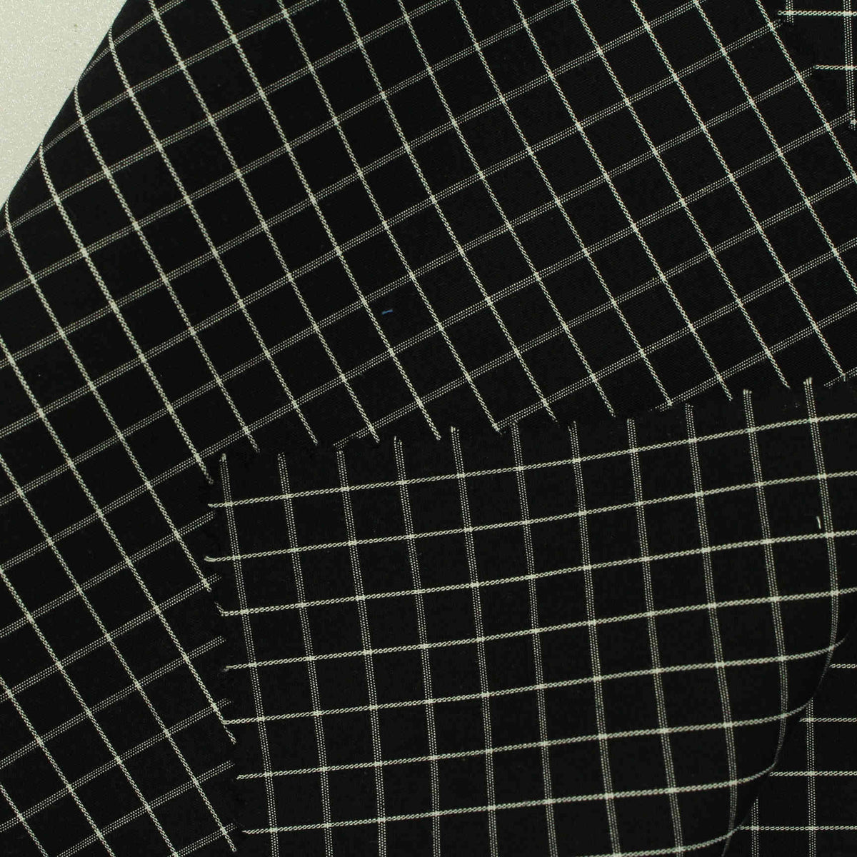 White Grid Poplin, Cotton, 145 cm, ref EF-206470