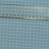 White Grid Poplin, Cotton