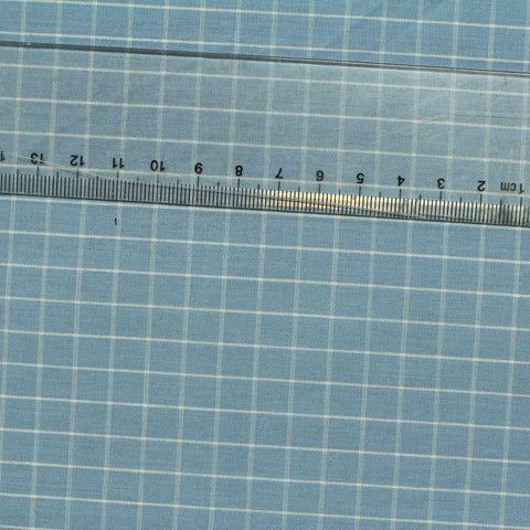 White Grid Poplin, Cotton, 145 cm, ref EF-206472