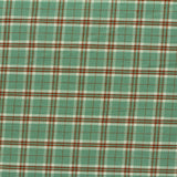 Green Plaid Twill, Cotton